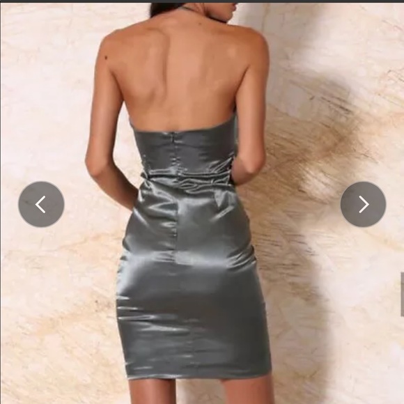 SUMMER SALE 🔥 Meshki Zandra Satin Twist Front Mini 🔥✨❤️🔥 - Picture 6 of 7